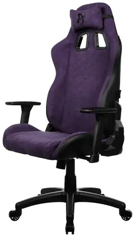 Arozzi AVANTI Soft Fabric Pure Purple / Herné stoličky / látkové čalúnenie / fialová / nosnosť 120kg