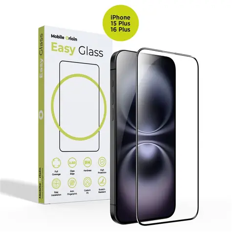 Mobile Origin EasyGlass ochranné sklo pre Apple iPhone 15 PLUS/16 PLUS