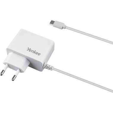 YENKEE YAC 2027WH biela / Nabíjačka / USB-C / 2A / 10W / 1.3m