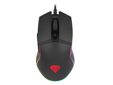Genesis Krypton 220 RGB čierna / herná optická myš / 6400 DPI