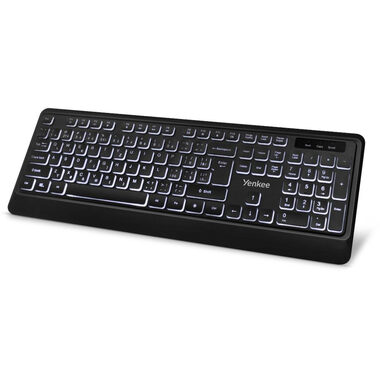 YENKEE YKB 1025CS USB VISION čierna / kancelárska klávesnica / podsvietená / USB / 1.5 m