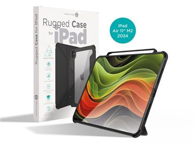 Mobile Origin Rugged Case púzdro pre Apple iPad Air 11" (M3 2025/M2 2024) čierna
