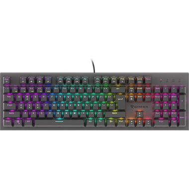 Genesis Thor 303 RGB čierna / herná tichá klávesnica / USB
