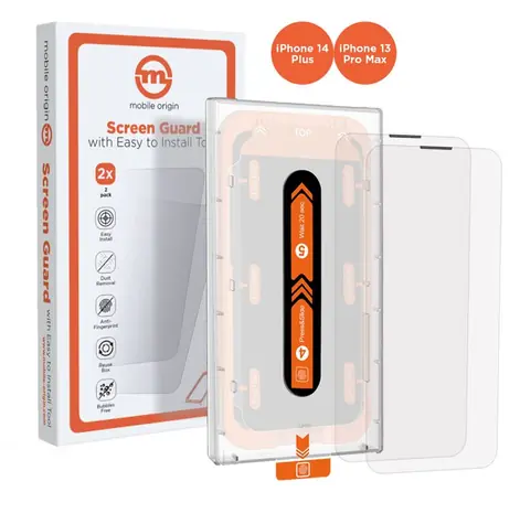 Mobile Origin Screen Guard ochranné sklo pre Apple iPhone 14 PLUS/13 Pro Max s aplikátorom / 2 ks