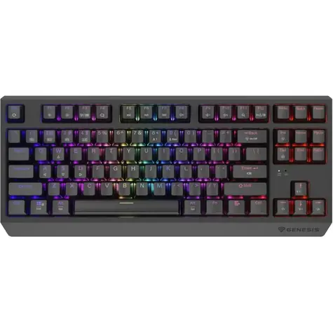 Genesis Thor 230 Wireless RGB Outemu Panda US čierna / herná bezdrôtová klávesnica / USB / Bluetooth