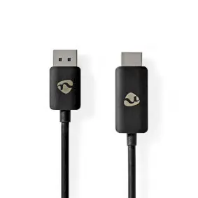 Nedis Kábel DisplayPort (M) - HDMI (M) 1.80 m čierna 