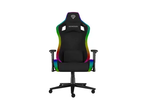 Genesis Trit 660 RGB čierna / Herné kreslo / 129-136cm / látka / 150kg