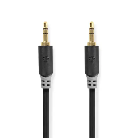 Nedis Stereo Audio kábel jack 3.5 mm (M) - jack 3.5 mm (M) 5.00 m čierna