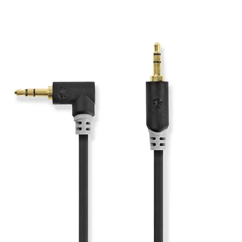 Nedis Stereo Audio kábel jack 3.5 mm (M) - jack 3.5 mm (M) 1.00 m čierna 