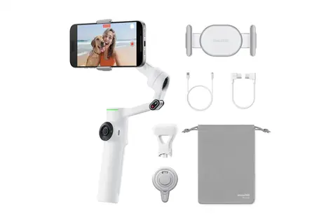 Insta360 Flow 2 Pro Creator Kit biela / Insta360 Flow 2 Pro + Sada príslušenstva
