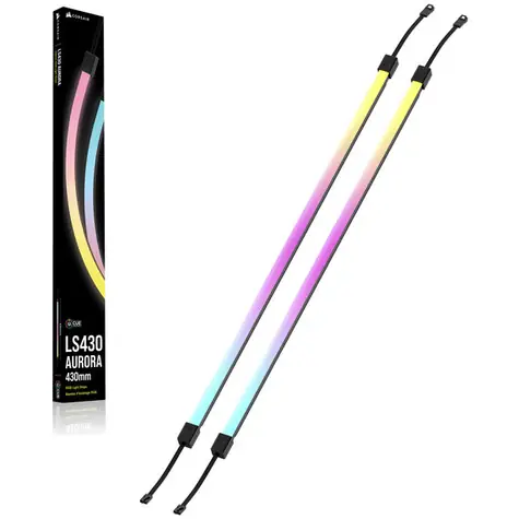 Corsair LS430 / RGB podsvietenie / Magnetické uchytenie / Kompatibilný s iCUE / 430mm / 3pin ARGB (5V)