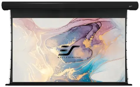 ELITE SCREENS plátno elektrické motorové 120" (305cm) / 16:9 / 149.6×265.7cm / hliníkový case čierny / 20" drop / MaxWhite