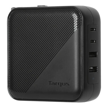 Targus 100W GAN čierna / nabíjačka do siete / 2x USB-C / 2x USB-A / PD