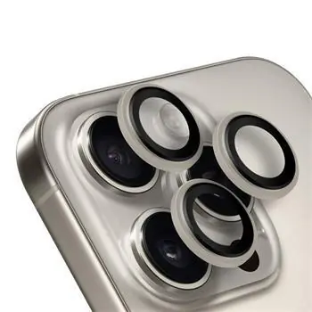 Obal:Me Ochrana Šošoviek pre Apple iPhone 15 Pro/15 Pro Max Natural Titanium