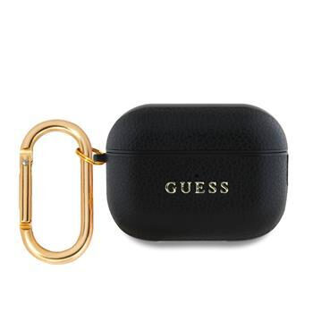 Guess PU Grained Classic Logo Puzdro pre AirPods Pro 2 Black
