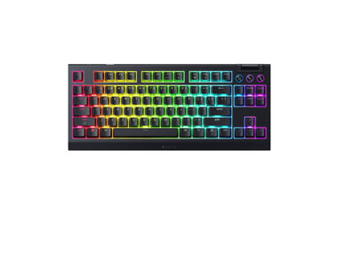 Razer BlackWidow V4 Tenkeyless HyperSpeed čierna / Herná klávesnica / mechanická / BT / spínače Razer Orange Tactile
