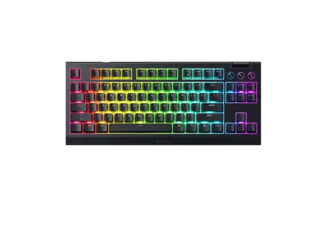 Razer BlackWidow V4 Tenkeyless HyperSpeed čierna / Herná klávesnica / mechanická / BT / spínače Razer Orange Tactile
