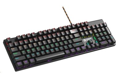 Canyon CND-SKB4-CS / herná drôtová klávesnica / mechanická / RGB / 104 kláves / CZ/SK layout  