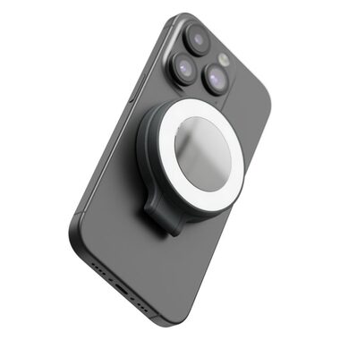 ShiftCam SnapPocket Light čierna / vreckový LED ring svetlo na telefón s držiakom