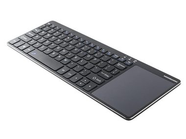 Rozbalené - Modecom MC-TPK1 / Bezdrôtová klávesnica s touchpadom / čierna / EU Layout / rozbalené