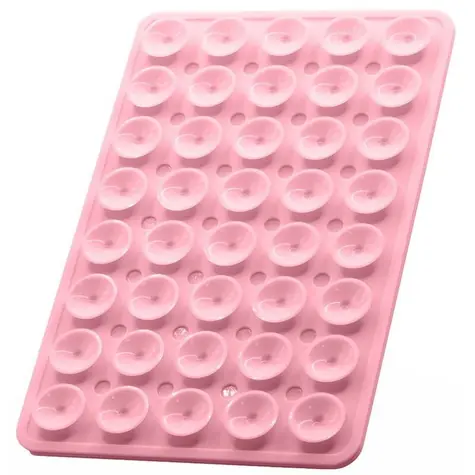 Mobile Origin Sticker Phone Mount O1 ružová / Silikónový držiak na telefón s prísavkami