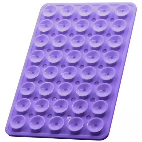 Mobile Origin Sticker Phone Mount O1 fialová / Silikónový držiak na telefón s prísavkami