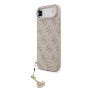 Guess 4G Charm Zadný Kryt pre iPhone 17 Air Tone on Tone Pink