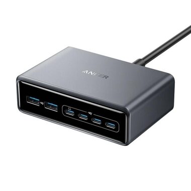 Anker Prime čierna / nabíjacia stanica / 200W / 4xUSB-C / 2xUSB 