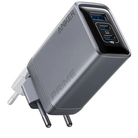 Anker Prime Nabíjačka do siete strieborná / 2xUSB-C / 1xUSB / 100W