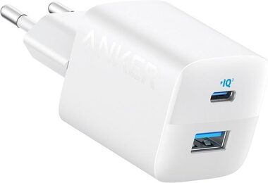 Anker 323 Nabíjačka do siete biela / 1xUSB-C / 1xUSB-A / 33W