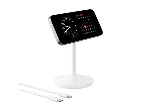Anker MagGo A25X1 Bezdrôtový nabíjací stojanček biela / USB-C / 15W 