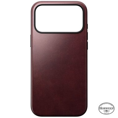 Nomad Modern Leather Case kožený kryt pre Apple iPhone 17 Pre Max burgundy (Horween)