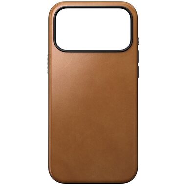 Nomad Modern Leather Case kožený kryt pre Apple iPhone 17 Pro Max english tan