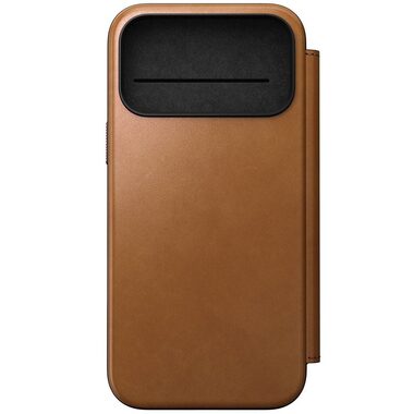 Nomad Modern Leather Folio púzdro pre Apple iPhone 17 Pro Max english tan