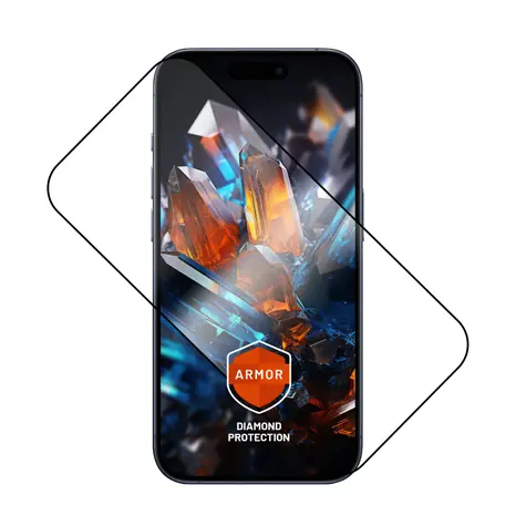 FIXED Ultra odolné tvrdené sklo Armor s Anti-dust aplikátorom a AR vrstvou pre Apple iPhone 17 Pre čierne