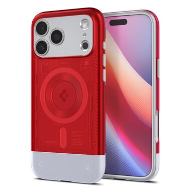 Spigen Classic C1 MagSafe zadný kryt pre Apple iPhone 17 Pro Max červená