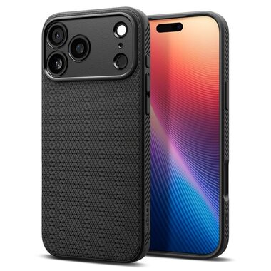 Spigen Liquid Air zadný kryt pre Apple iPhone 17 Pro Max čierna