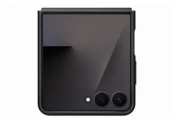 Samsung Ochranný kryt z vegánskej kože Flip7 Black