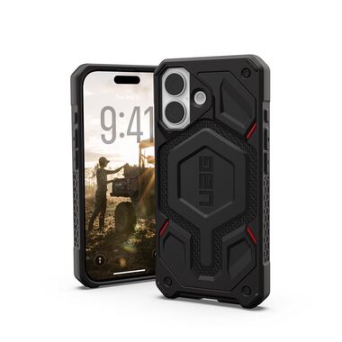 UAG Monarch Pro Kevlar zadný kryt pre Apple iPhone 17 čierna