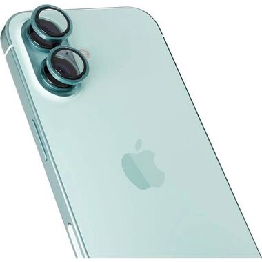 Epico Aluminium Lens Protector ochranné sklo fotoaparátu pre Apple iPhone 16/16 PLUS modro-zelebá