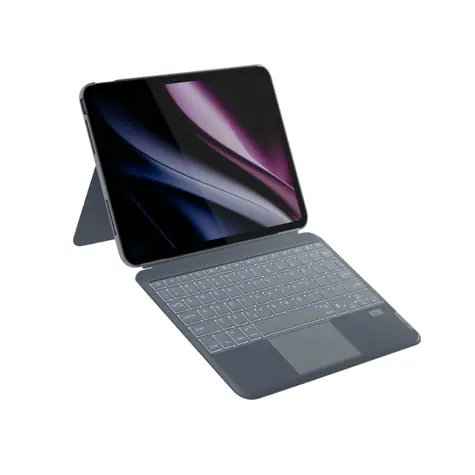 Epico Backlit Keyboard Case Ochranný kryt s podsvietenou SK klávesnicou pre Apple iPad Pro 11" (M4) sivá