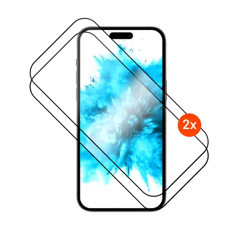 FIXED Tvrdené sklo Full-Cover s aplikátorom pre Apple iPhone Air 2ks čierne