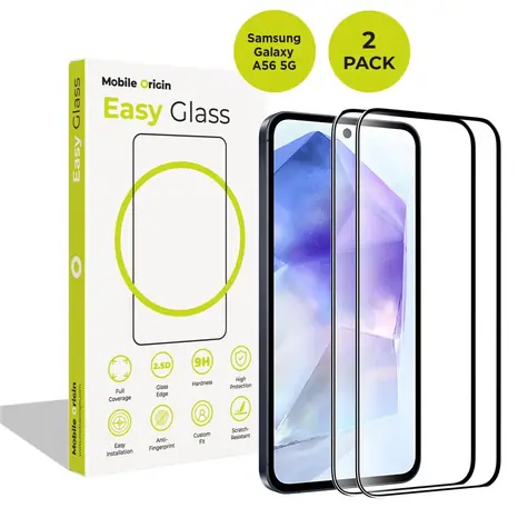 Mobile Origin EasyGlass Samsung Galaxy A56 5G Ochranné sklo / 2 kusy