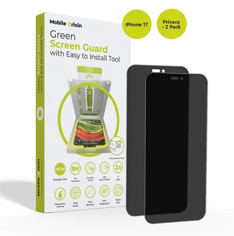 Mobile Origin Easy Lens guards, black - iPhone 17e/16e