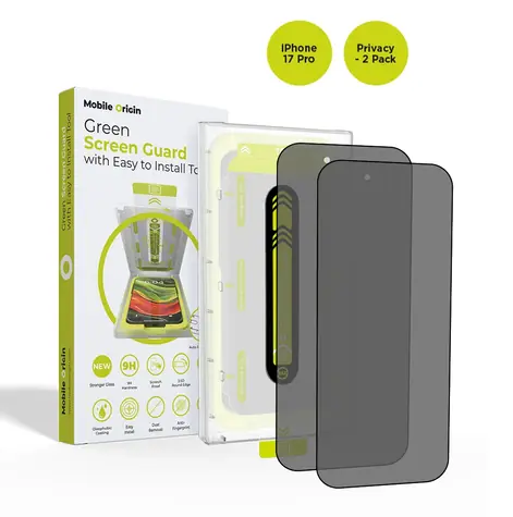 Mobile Origin Screen Guard s aplikátorom pre Apple iPhone 17 Pro / 2 kusy / Privátne sklo