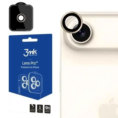 3mk Lens Protection Pre sklo na fotoaparát pre Apple iPhone 17 Titanium Gold