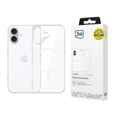 3mk Clear MagCase zadný kryt pre Apple iPhone 17