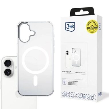 3mk Frosty MagCase zadný kryt pre Apple iPhone 17 biela