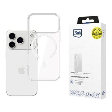 3mk Clear MagCase zadný kryt pre Apple iPhone 17 Pro Max