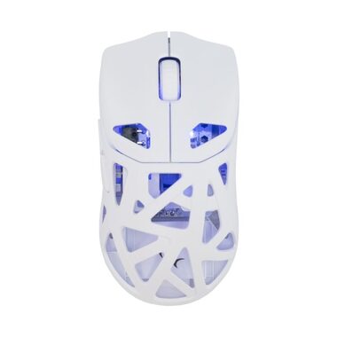 White Shark WGM-5019 DAGONET biela / herná bezdrôtová myš / optická / až 24000 DPI / 6 tlačidiel / USB / RGB